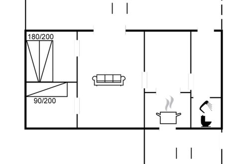 Foto 19 - Casa con 2 camere da letto a Rømø con terrazza