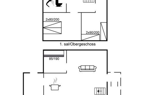 Foto 2 - Appartamento con 3 camere da letto a Rømø con terrazza