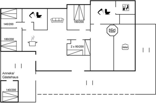 Foto 2 - Casa de 4 quartos em Væggerløse com piscina privada e terraço