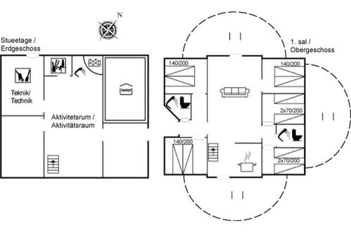 Foto 35 - Casa con 5 camere da letto a Blokhus con piscina privata e terrazza