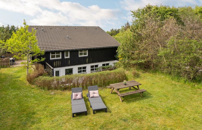Casa de 5 quartos em Blokhus com piscina privada e terraço - Foto 32