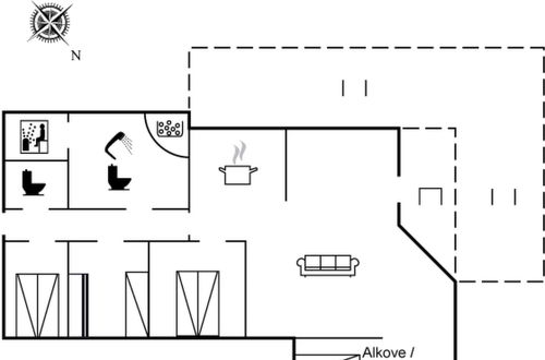 Foto 25 - Casa con 3 camere da letto a Væggerløse con terrazza e sauna