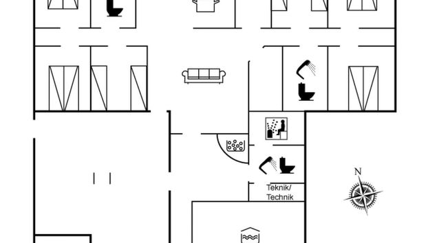Casa de 6 quartos em Ulfborg com piscina privada e terraço - Foto 2