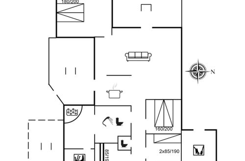 Foto 2 - Casa de 4 quartos em Hvide Sande com terraço e sauna