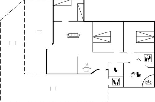 Foto 2 - Casa de 3 quartos em Blokhus com terraço e sauna