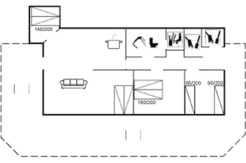 Foto 21 - Casa con 3 camere da letto a Rindby Strand con terrazza e sauna