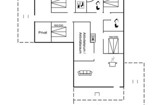 Foto 1 - Casa de 4 quartos em Vejers Strand com terraço e sauna