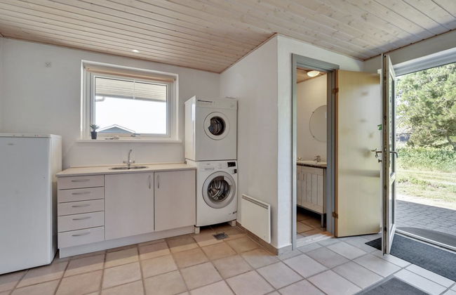 Casa con 4 camere da letto a Ringkøbing con piscina privata e terrazza - Foto 18