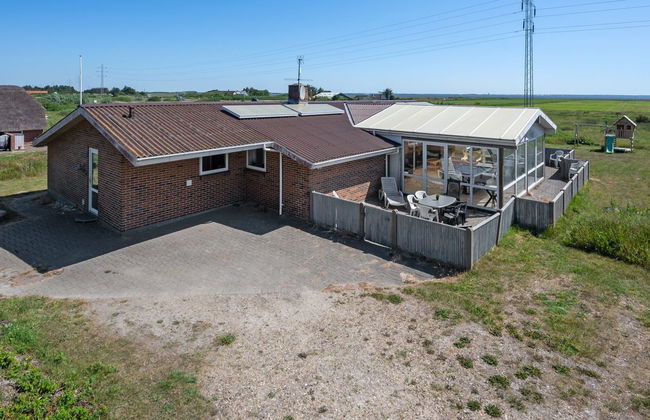 Casa con 4 camere da letto a Ringkøbing con piscina privata e terrazza - Foto 4