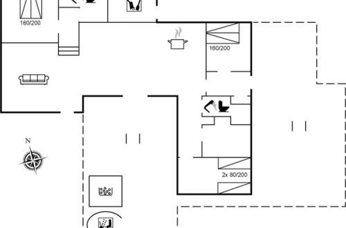 Foto 2 - Casa con 3 camere da letto a Hvide Sande con terrazza e sauna