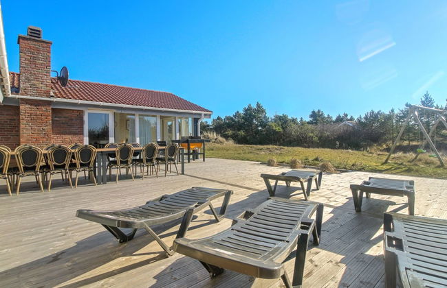 Casa con 5 camere da letto a Ringkøbing con piscina privata e terrazza - Foto 14