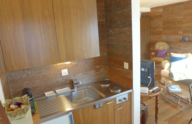 Apartamento de 1 quarto em Crans-Montana com piscina e terraço - Foto 11