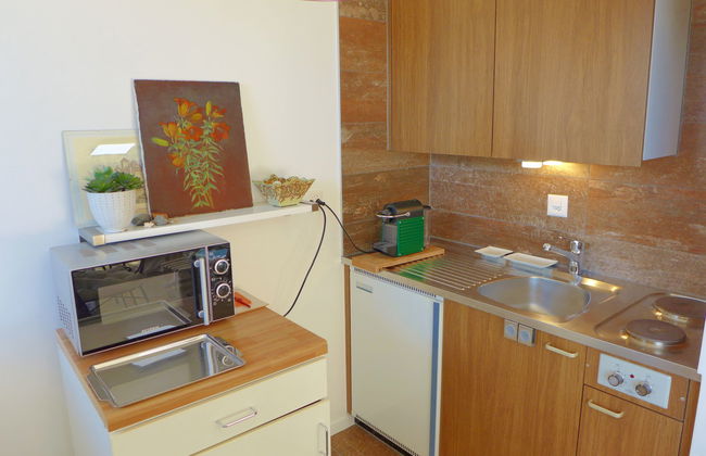 Apartamento de 1 quarto em Crans-Montana com piscina e terraço - Foto 10