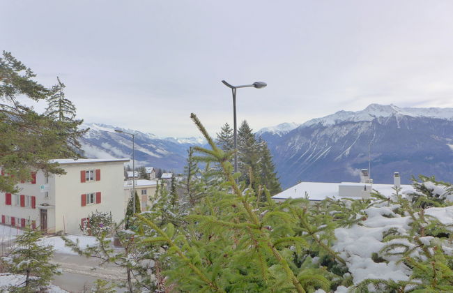Apartamento de 1 quarto em Crans-Montana com piscina e terraço - Foto 24