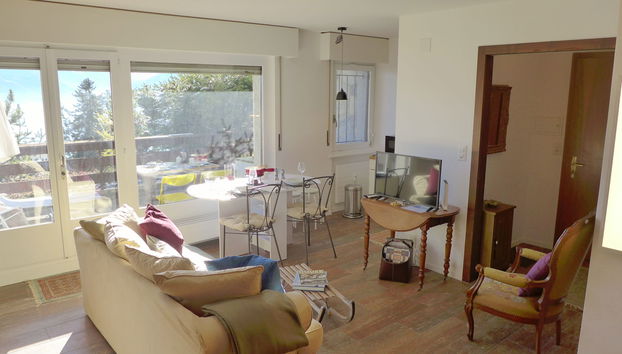 Appartamento con 1 camera da letto a Crans-Montana con piscina e terrazza - Foto 2