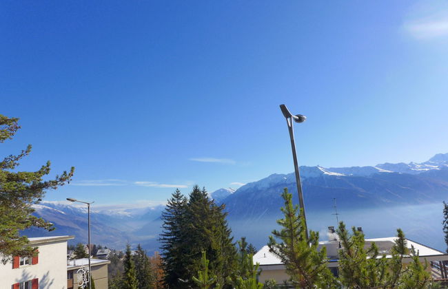 Apartamento de 1 quarto em Crans-Montana com piscina e terraço - Foto 18