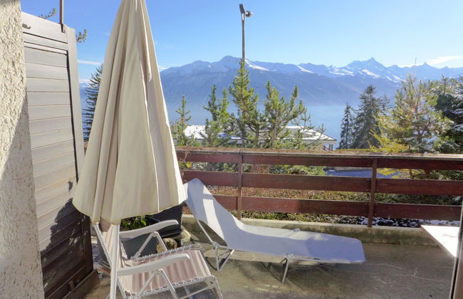 Apartamento de 1 quarto em Crans-Montana com piscina e terraço - Foto 17