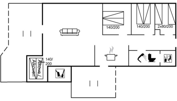 Casa con 3 camere da letto a Klitmøller con terrazza e sauna - Foto 2