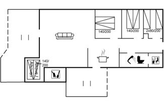 Foto 2 - Casa de 3 quartos em Klitmøller com terraço e sauna