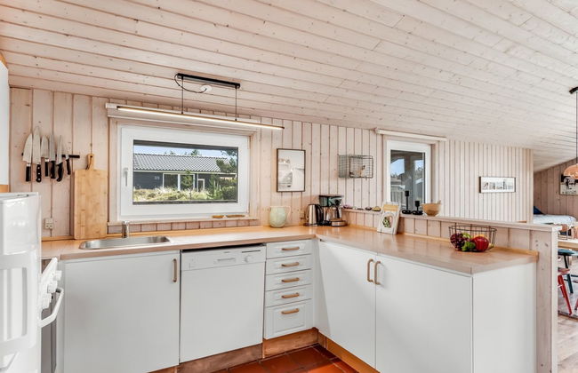 Casa con 3 camere da letto a Klitmøller con terrazza e sauna - Foto 9