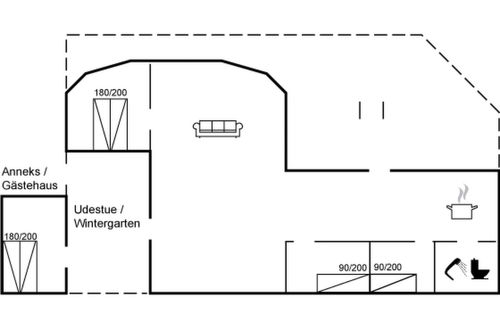 Foto 42 - Casa con 5 camere da letto a Væggerløse con terrazza