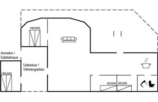 Foto 1 - Casa de 3 quartos em Væggerløse com terraço