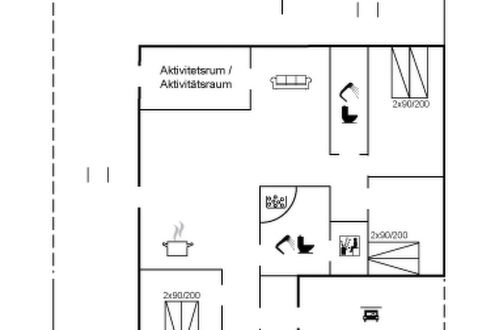 Foto 31 - Casa de 3 quartos em Tarm com terraço e sauna