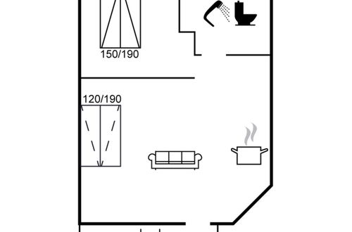 Foto 14 - Apartment mit 1 Schlafzimmer in Bredebro