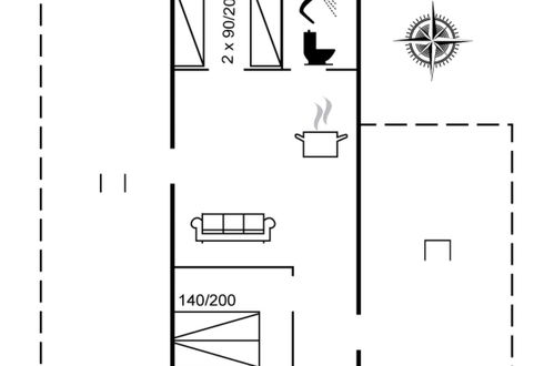 Foto 16 - Casa con 2 camere da letto a Hedehusene con terrazza