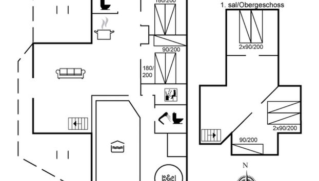 Haus mit 4 Schlafzimmern in Nørre Nebel mit privater pool und terrasse - Foto 2