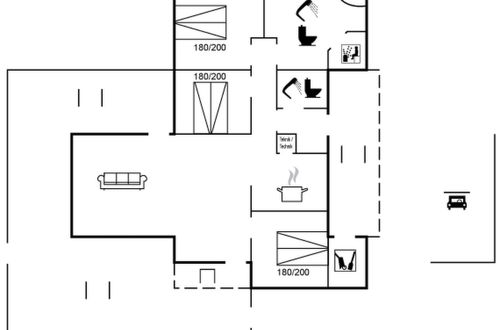 Photo 2 - Maison de 3 chambres à Brovst avec terrasse et sauna