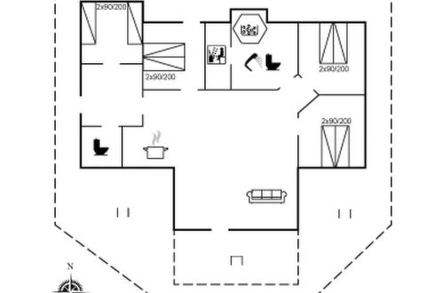 Foto 34 - Casa con 4 camere da letto a Oksbøl con terrazza e sauna