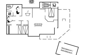 Foto 2 - Casa de 3 quartos em Hals com terraço e sauna