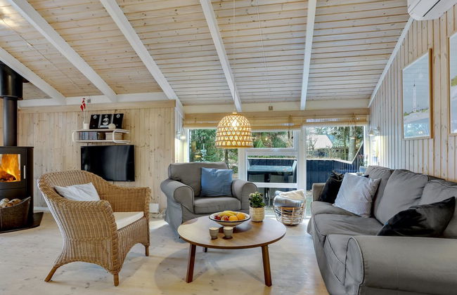 Casa de 3 quartos em Hals com terraço e sauna - Foto 24