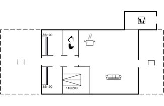 Foto 2 - Casa de 3 quartos em Roslev com terraço