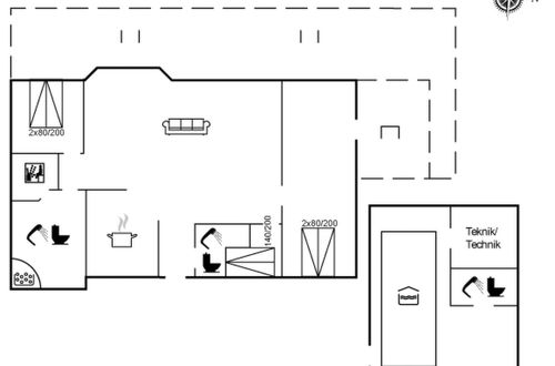 Foto 20 - Casa con 3 camere da letto a Sæby con piscina privata e terrazza