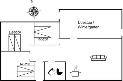 Photo 20 - 3 bedroom House in Hals with terrace