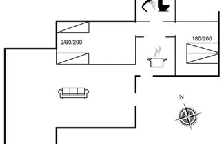 Foto 2 - Casa de 2 quartos em Blokhus com terraço