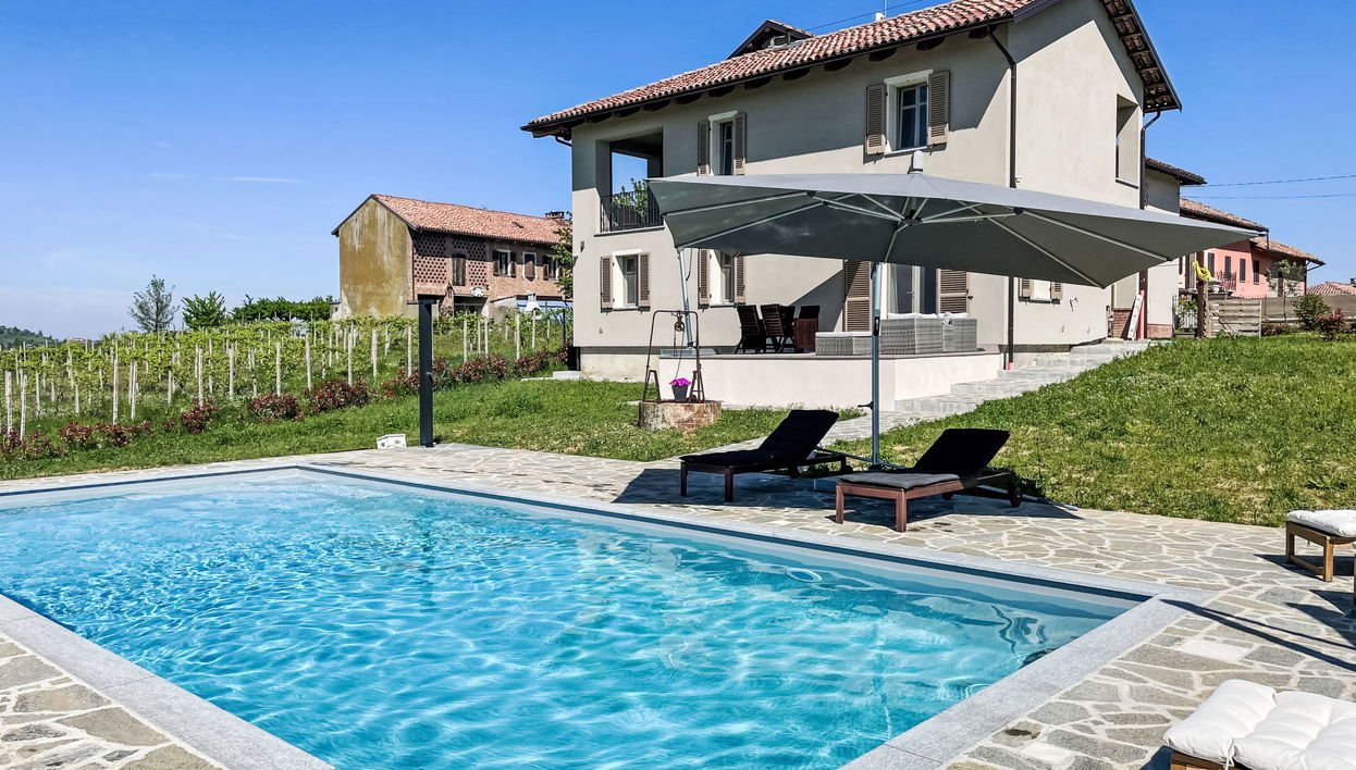 Apartamento de 1 quarto em Costigliole d'Asti com piscina e jardim - Foto 1