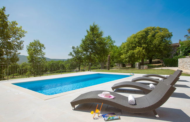 Casa de 4 quartos em Kršan com piscina privada e jardim - Foto 14