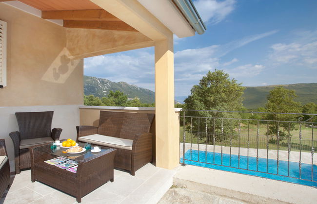 Casa de 4 quartos em Kršan com piscina privada e jardim - Foto 13