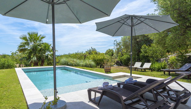 Casa de 3 quartos em Selva com piscina privada e jardim - Foto 4