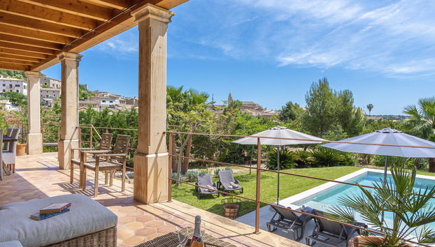Casa de 3 quartos em Selva com piscina privada e jardim - Foto 3