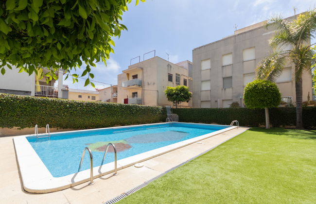 Apartment mit 3 Schlafzimmern in Cubelles mit schwimmbad - Foto 1