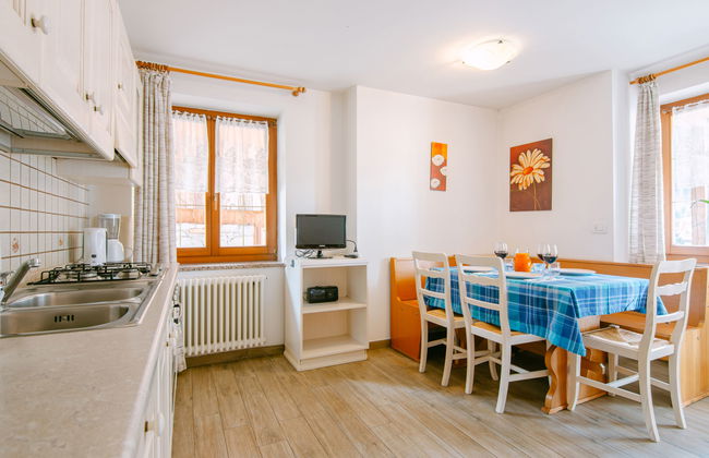 Apartamento de 2 quartos em Canazei com jardim - Foto 1