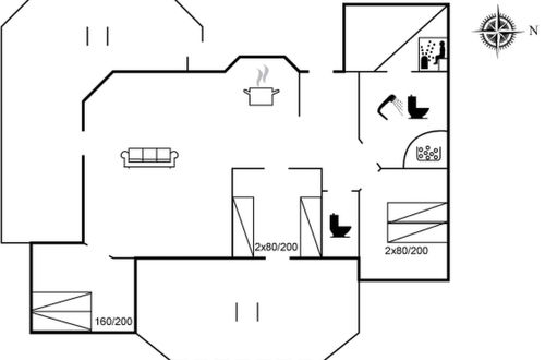 Foto 32 - Casa con 3 camere da letto a Broager con terrazza e sauna