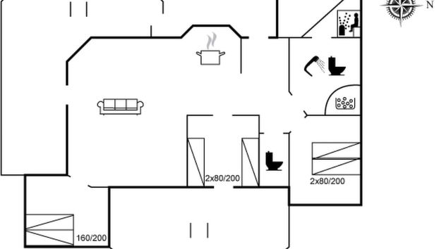 Haus mit 3 Schlafzimmern in Broager mit terrasse und sauna - Foto 2
