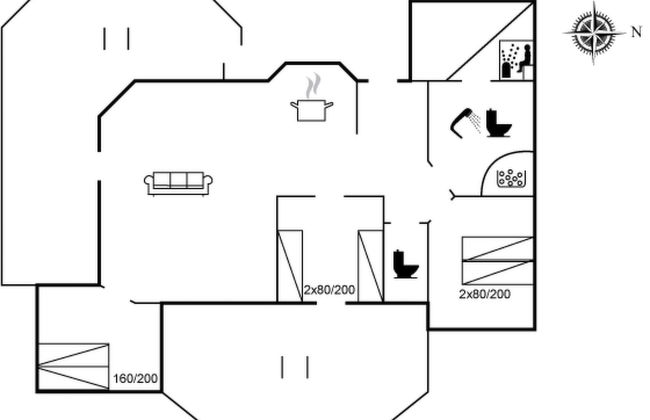 Haus mit 3 Schlafzimmern in Broager mit terrasse und sauna - Foto 2
