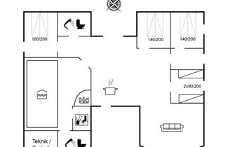 Foto 2 - Casa con 4 camere da letto a Kelstrup Strand con piscina privata e terrazza