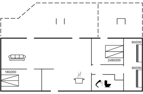 Foto 17 - Casa con 3 camere da letto a Hals con terrazza